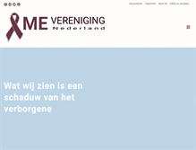 Tablet Screenshot of mevereniging.nl
